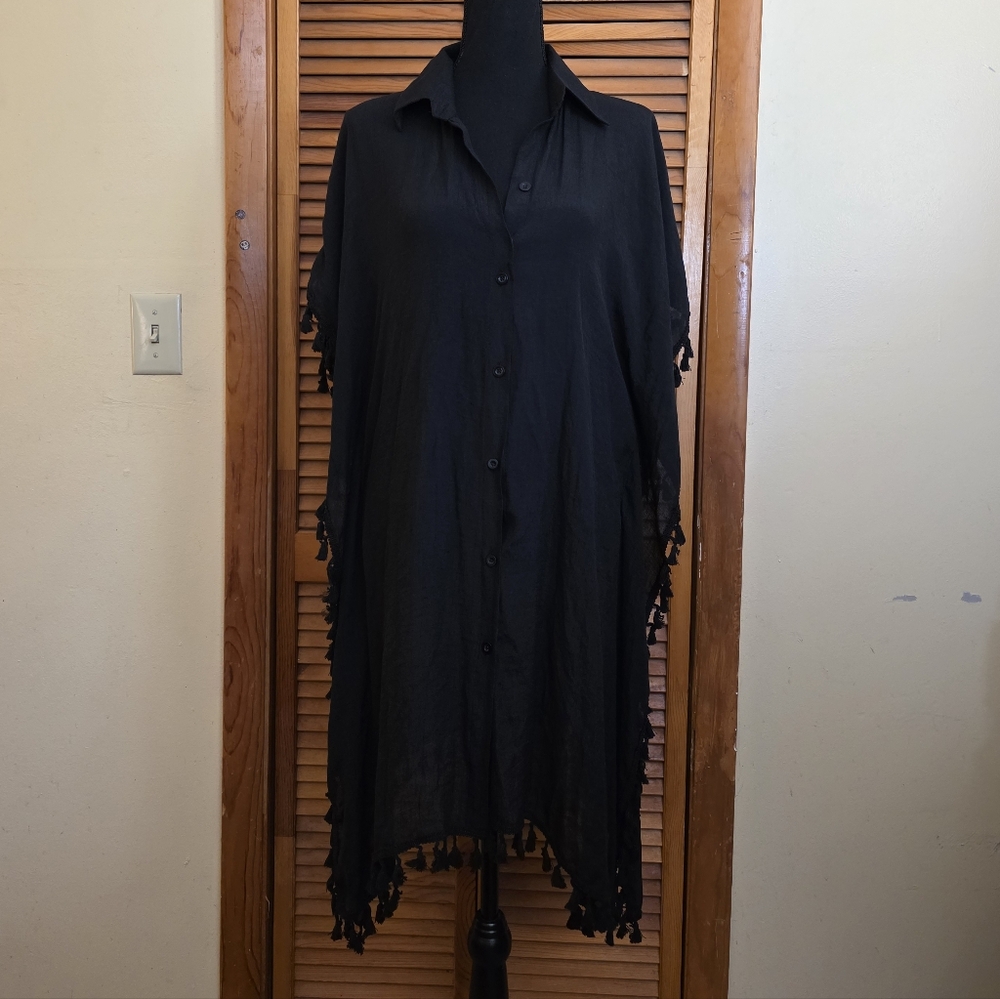 EUC Rachel Zoe Women's Caftan Cover Up One Size